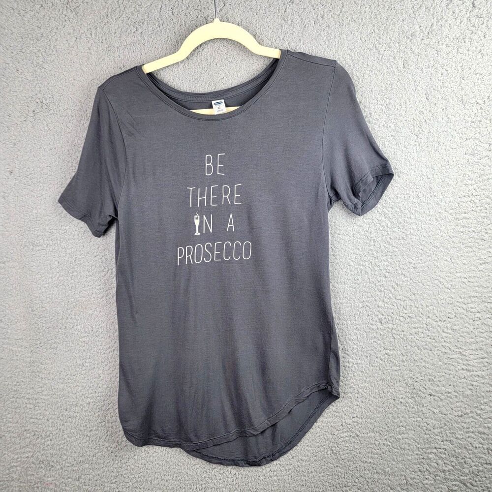 T-shirt Womens XS Gray Casual Funny Humorous Wine Lover Taster Holiday Graphic